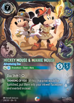 Mickey Mouse & Minnie Mouse - Adventuring Duo